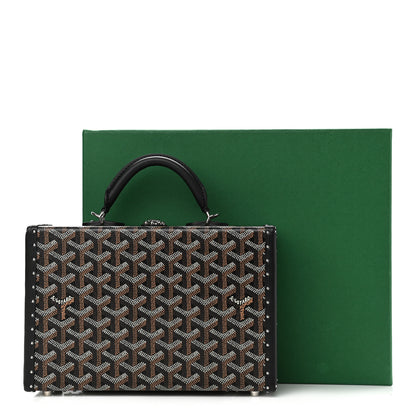 Goyard Goyardine Grand Hotel Trunk Bag Black 11 of 11