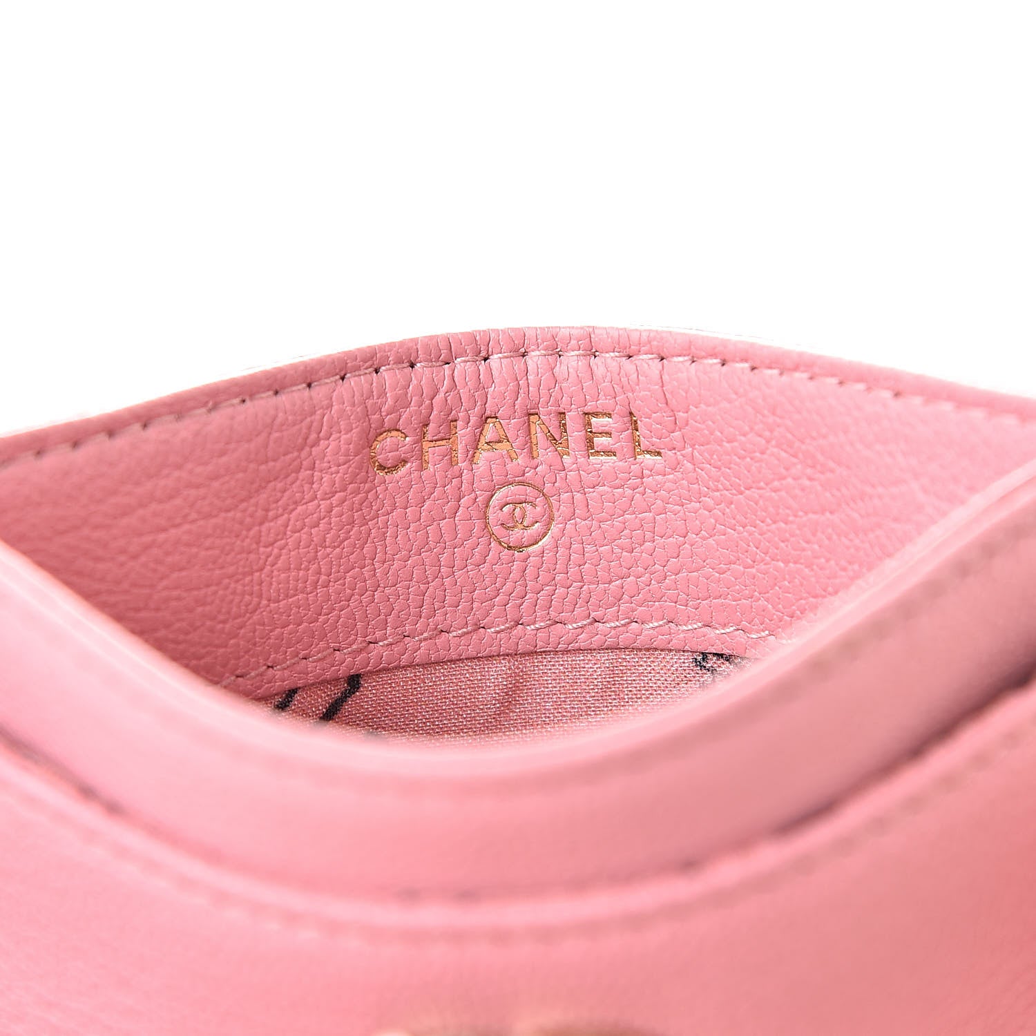 Chanel Goatskin CC Camellia Card Holder Pink 6 of 9