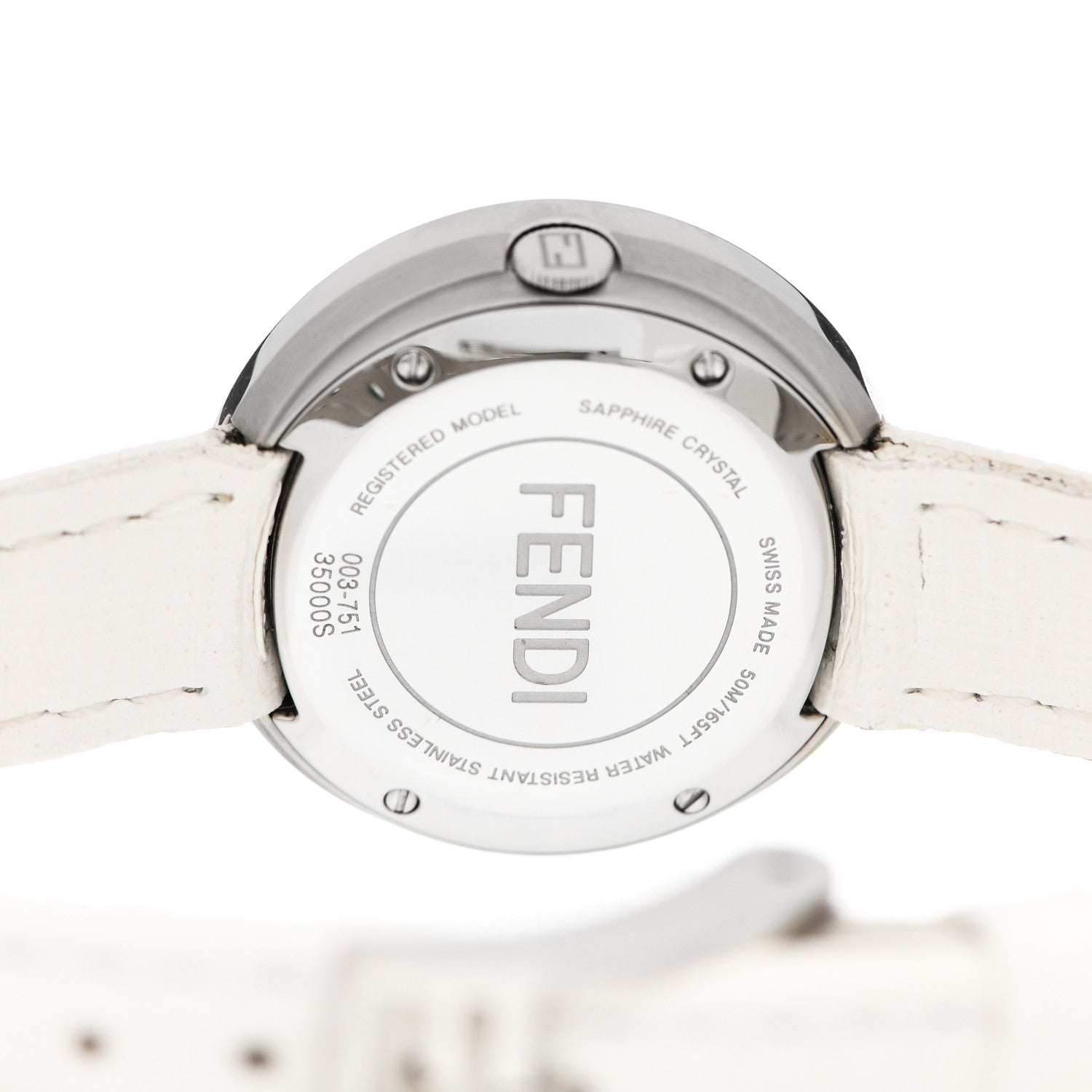 Fendi Stainless Steel Calfskin 28mm My Way Quartz Watch 4 of 4