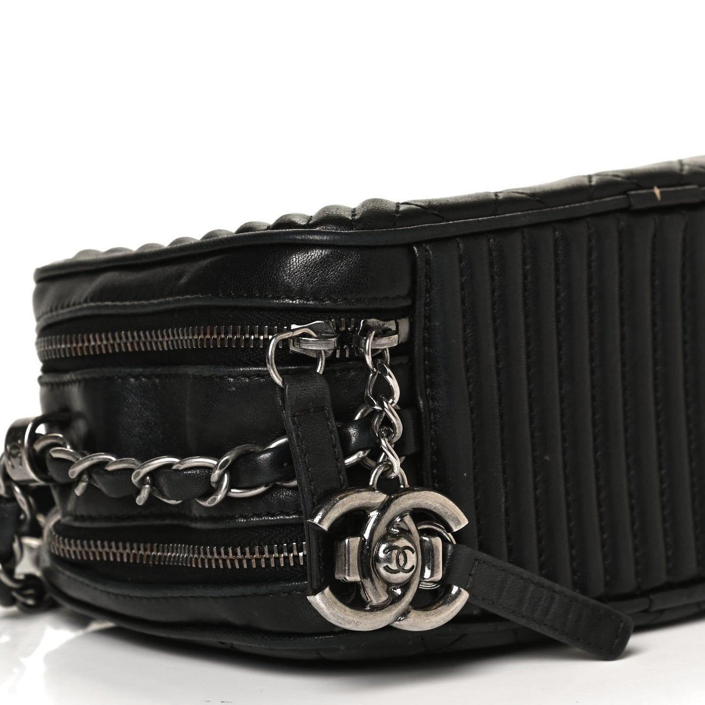 Lambskin Small Coco Boy Camera Case Black