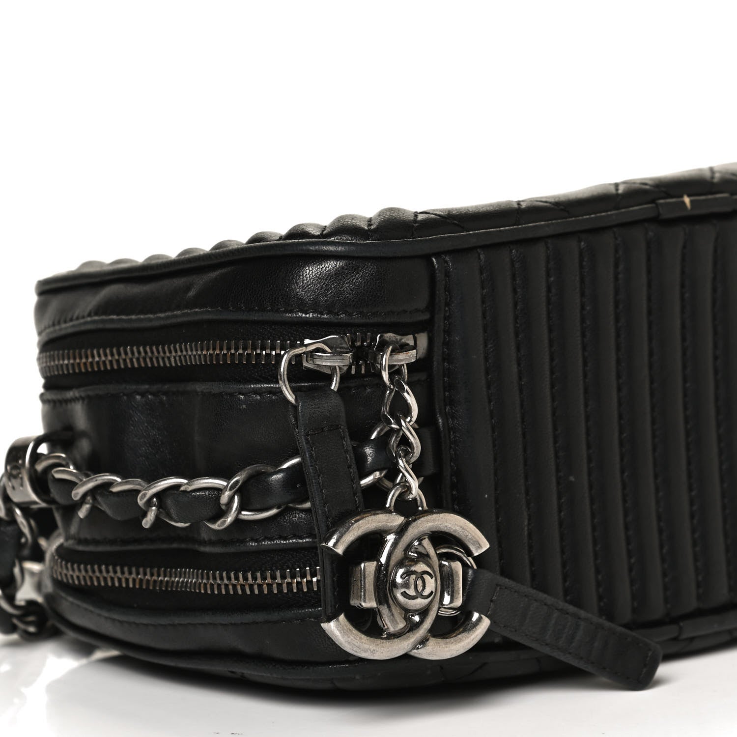 Chanel Lambskin Small Coco Boy Camera Case Black 9 of 10