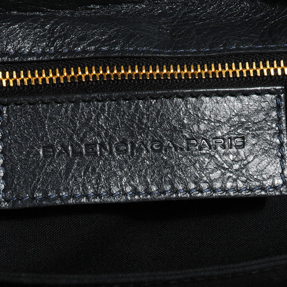 Balenciaga Agneau Giant 12 Gold Hardware Envelope Clutch Anthracite 12 of 13
