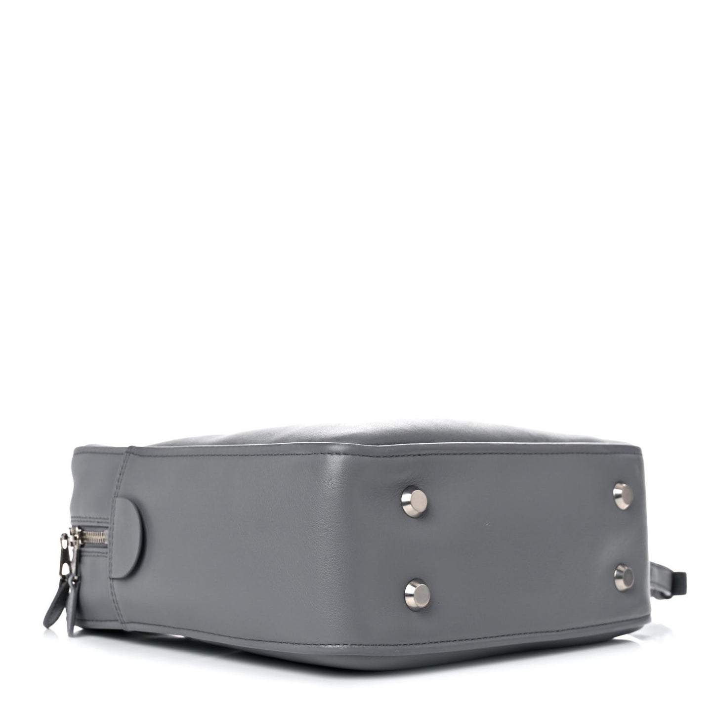 Calfskin S Triangle Duffle Grey