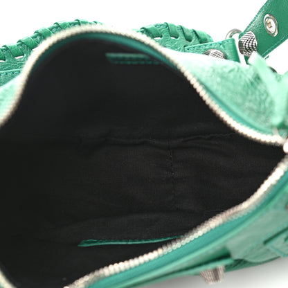 Balenciaga Agneau Arena XS Le Cagole Shoulder Bag Jade 4 of 9