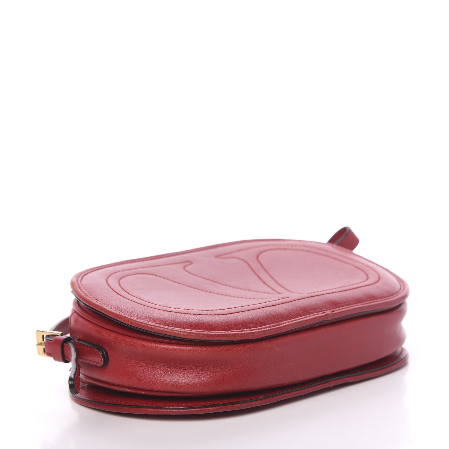 Valentino Garavani Vitello Small Logo Go Crossbody Bag Red 4 of 12
