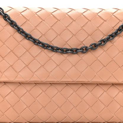 Bottega Veneta Nappa Intrecciato Mini Messenger Bag Mink 8 of 10