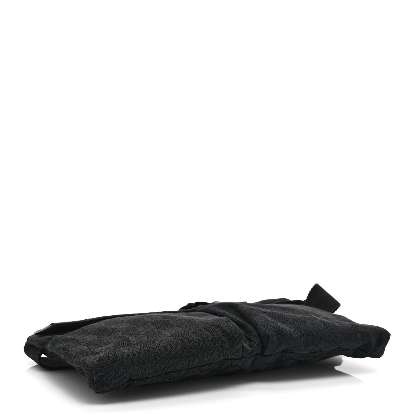 GG Monogram Double Pocket Belt Bag Black