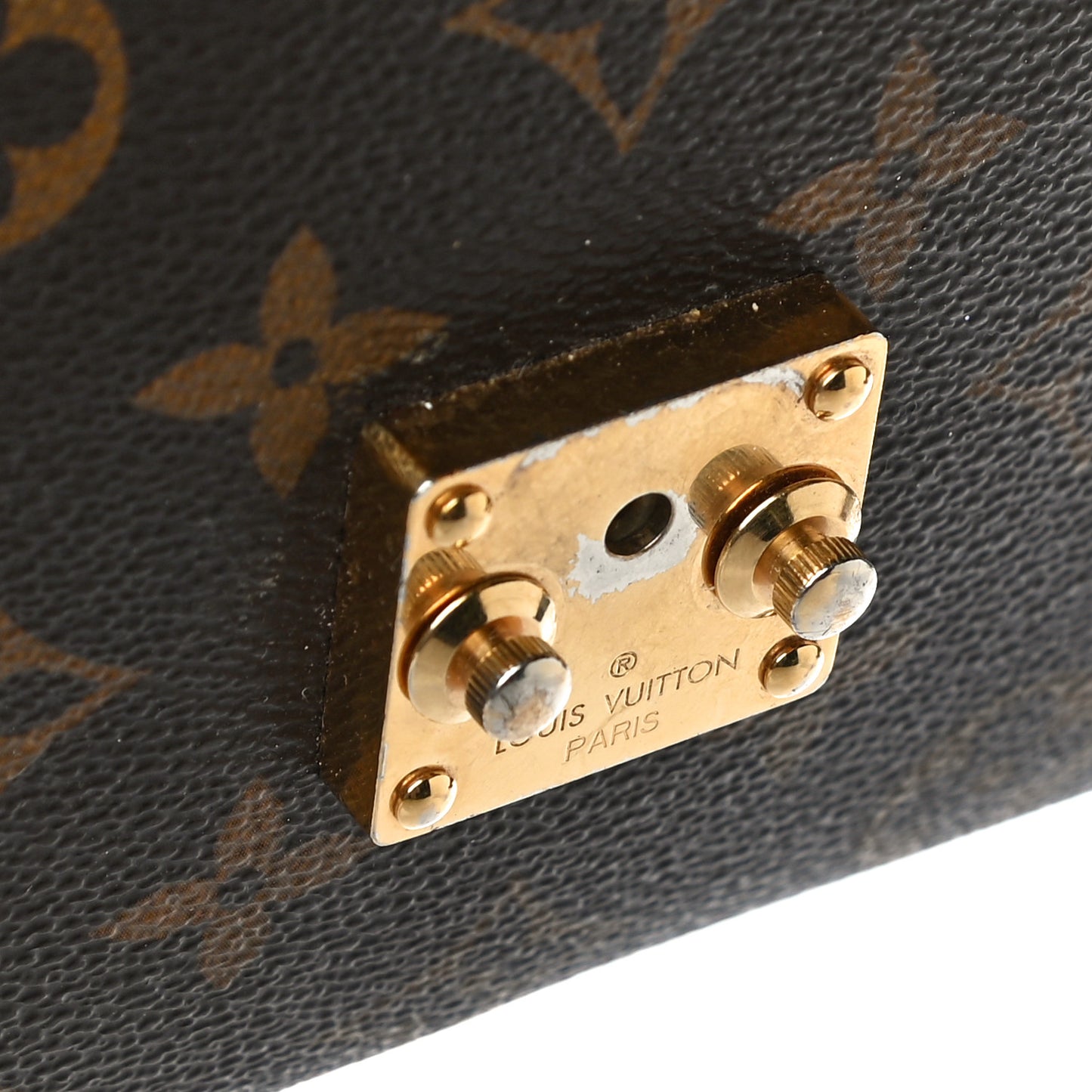Monogram Braided Pochette Metis Coquelicot