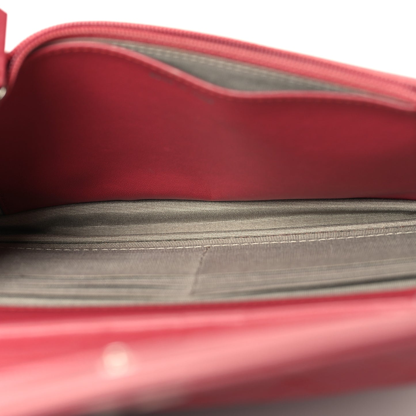 Calfskin Quilted Boy Wallet On Chain WOC Pink