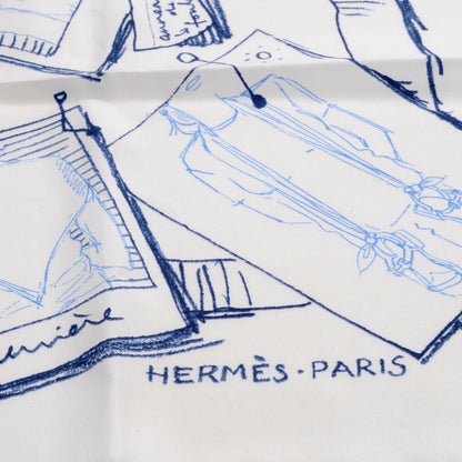 Hermes Silk Instructions Sur L'Art de Nouer et Porter Votre Carre Scarf 70 2 of 8