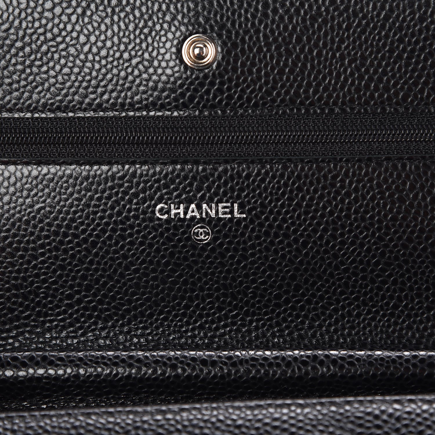 Chanel Caviar Quilted Wallet On Chain WOC Black 6 of 9