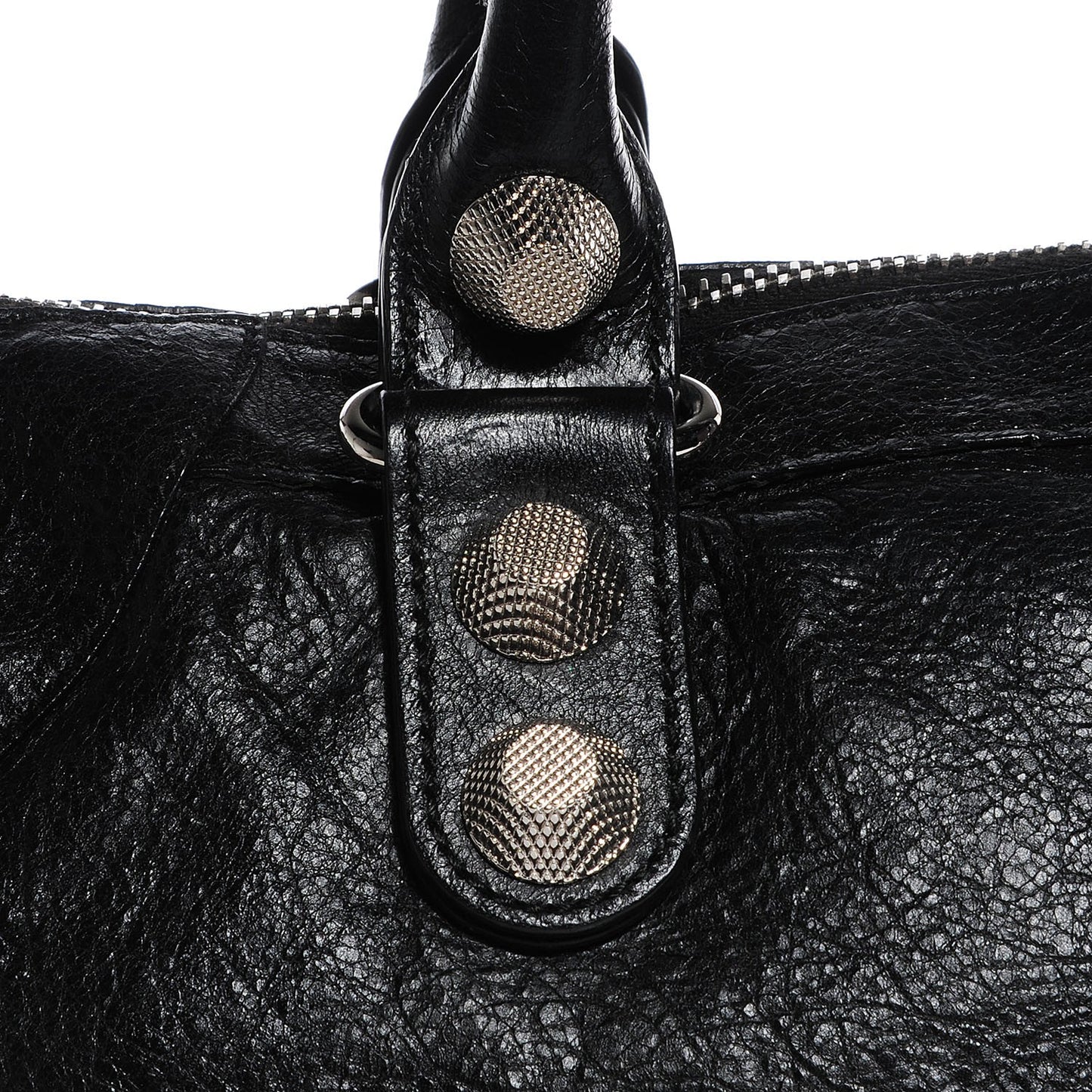 Agneau Giant 21 Silver Hardware Work Black