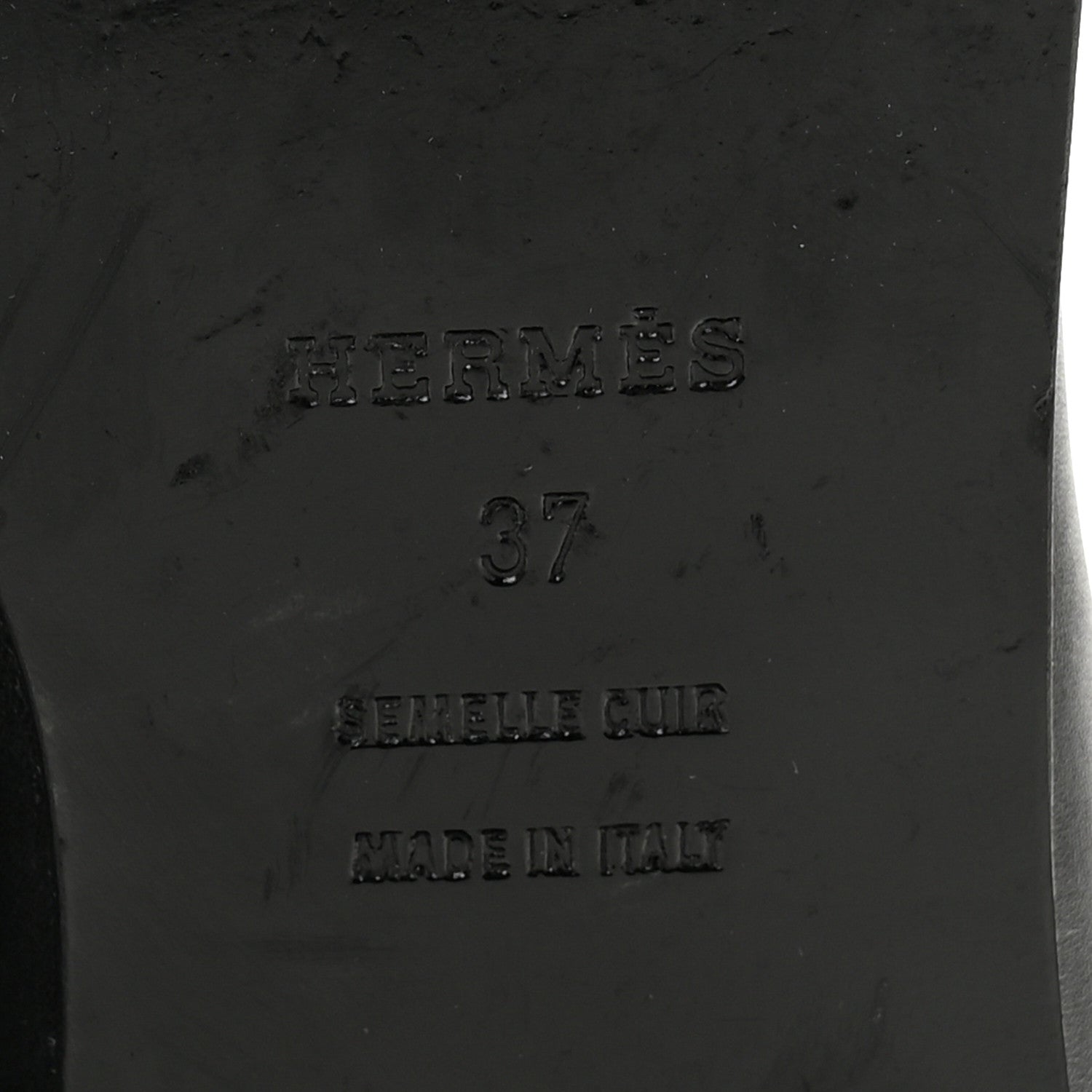 Hermes Calfskin Hippique Riding Boots 37 Black 7 of 10