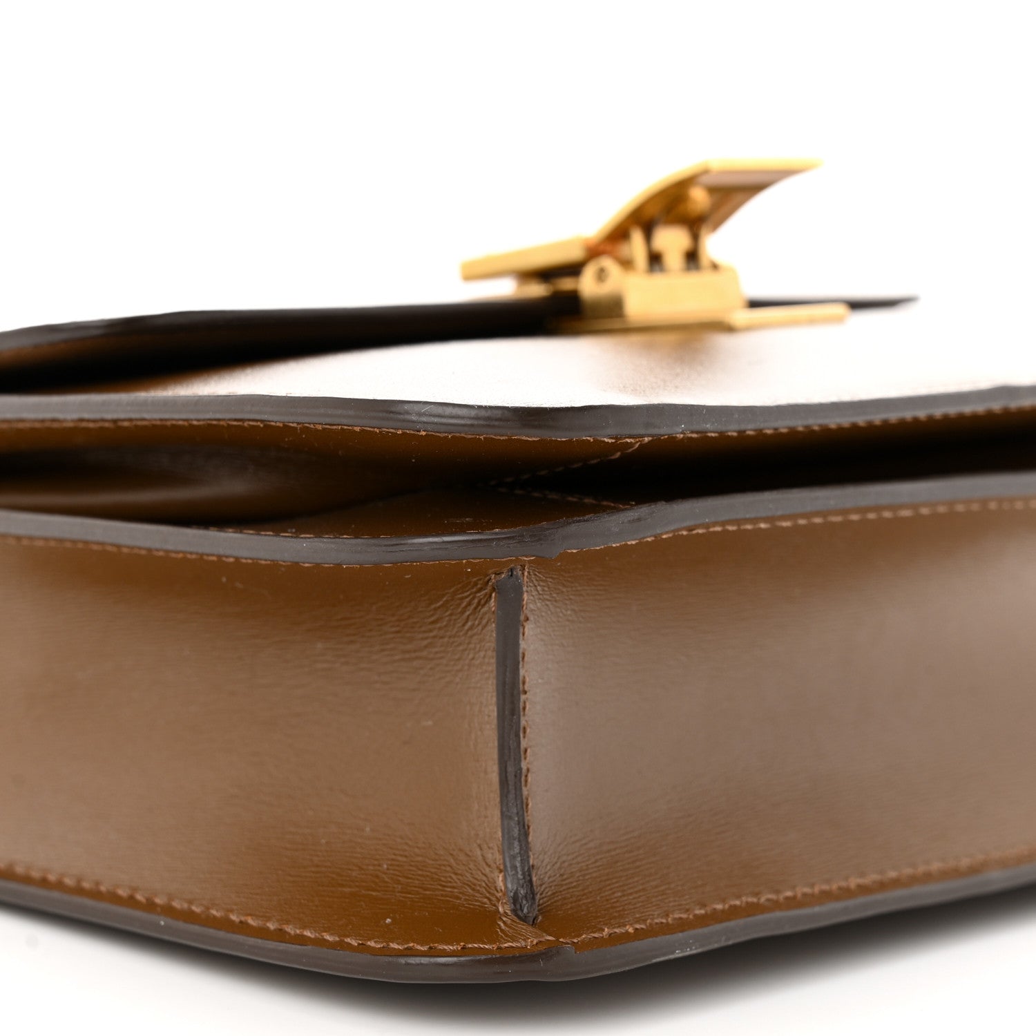 Celine Box Calfskin Teen Classic Box Flap Bag Camel 9 of 13