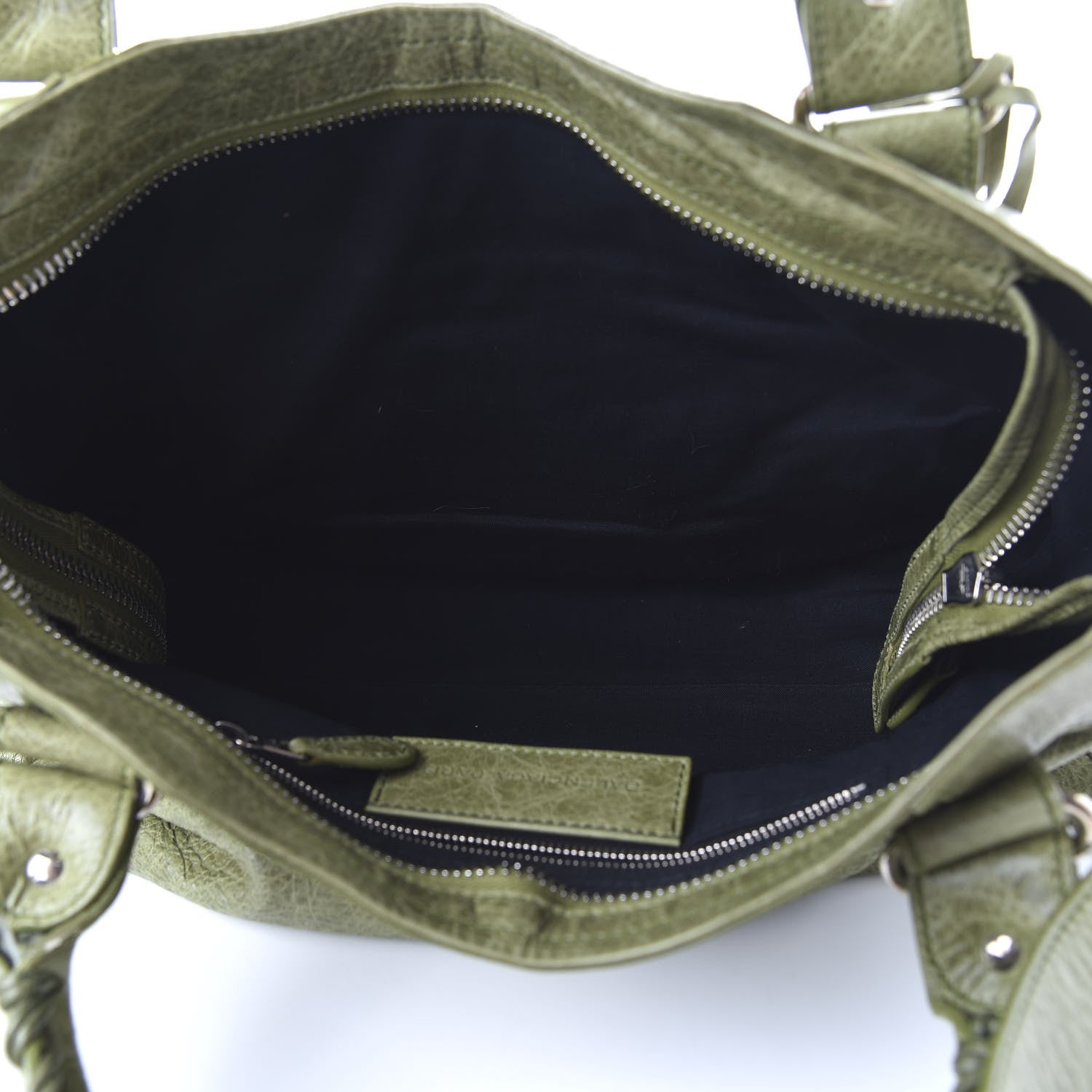 Balenciaga Agneau Giant 21 Silver Hardware City Light Olive 5 of 13