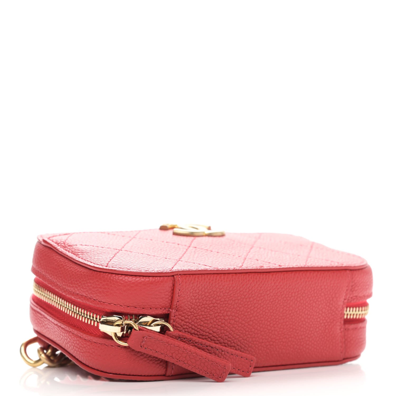 Chanel Caviar Quilted Waist Bag Red 4 of 10