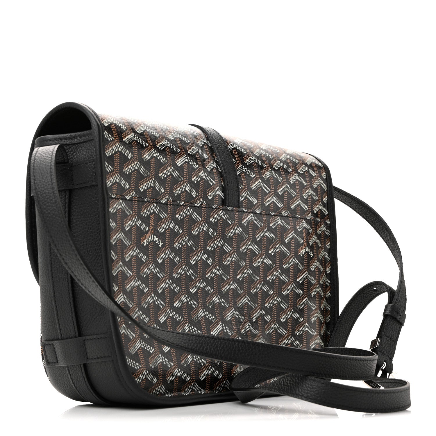 Goyard Goyardine Belvedere II MM Messenger Bag Black 7 of 37