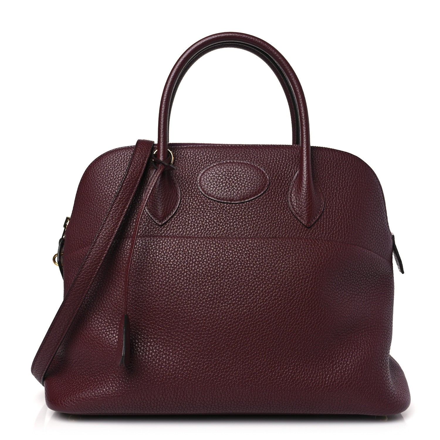 Hermes Taurillon Clemence Bolide 35 Bordeaux 1 of 9