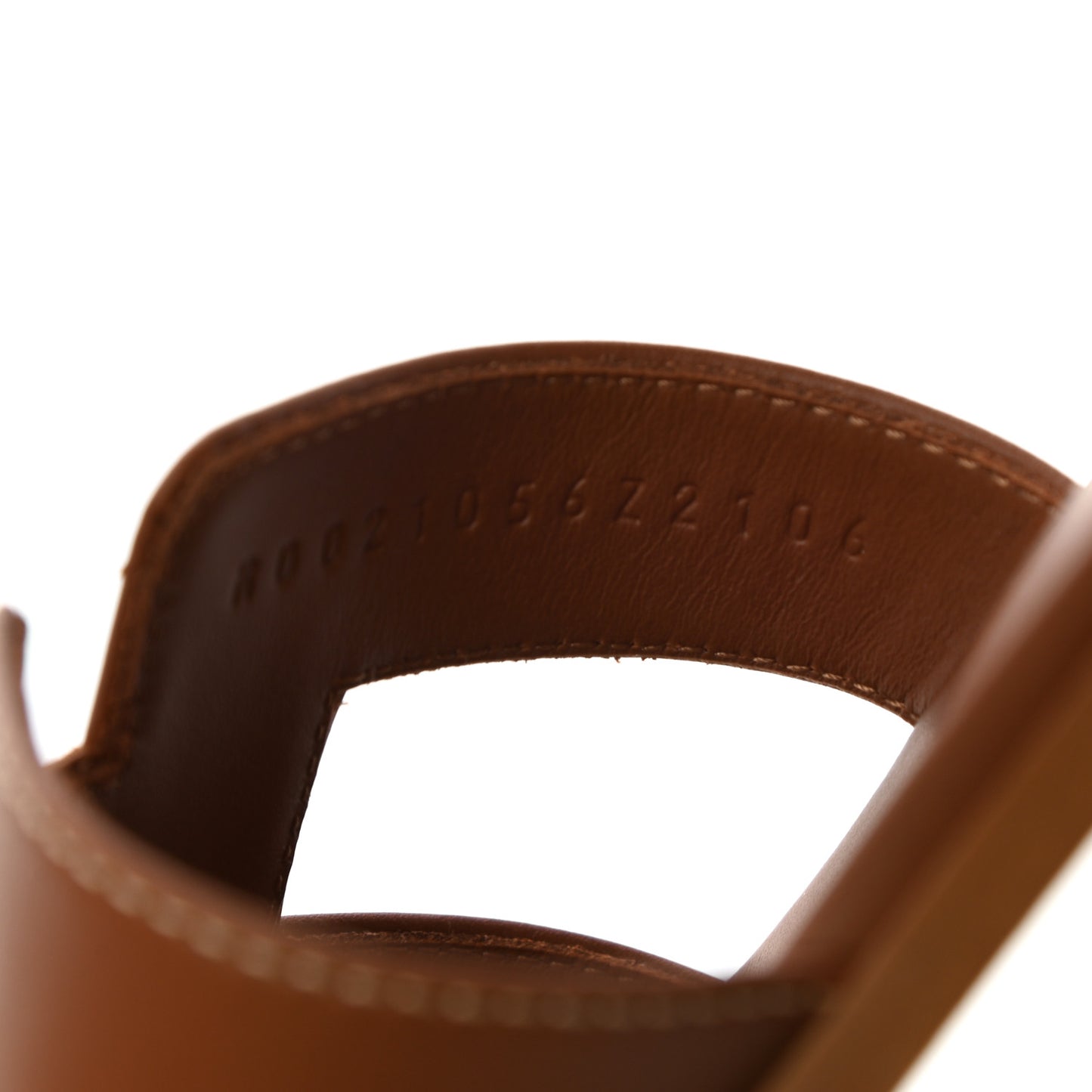 Box Calfskin Oran Sandals 37 Gold