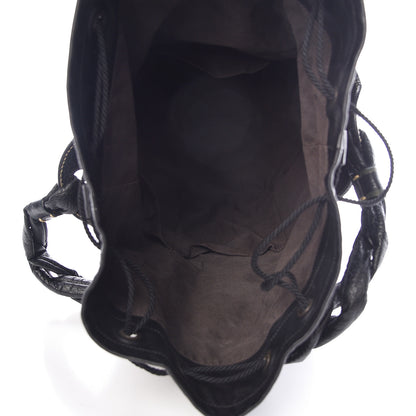 Fendi Vitello Palazzo Bucket Bag Black 7 of 15