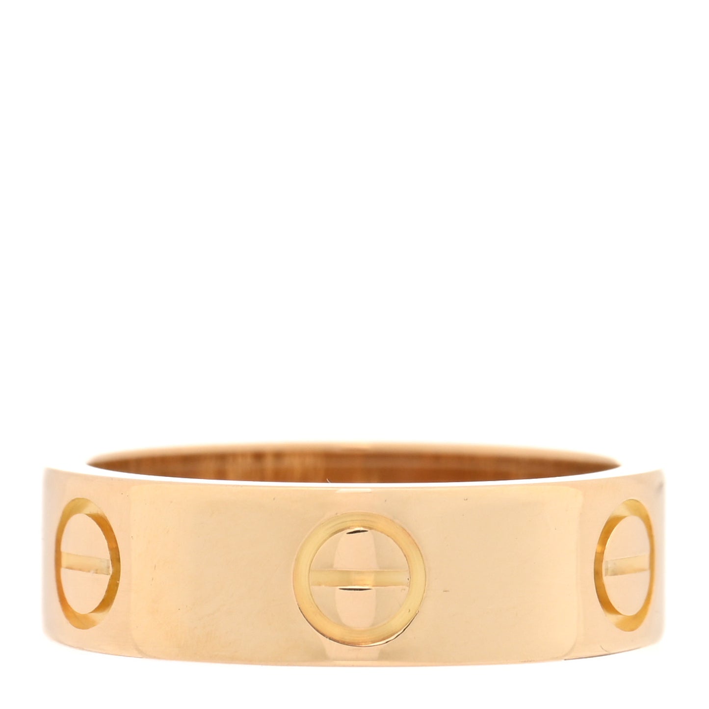 18K Yellow Gold 5.5mm LOVE Ring 50 5.5