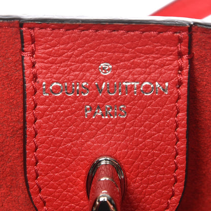 Louis Vuitton Calfskin Lockme Cabas Rubis 6 of 8