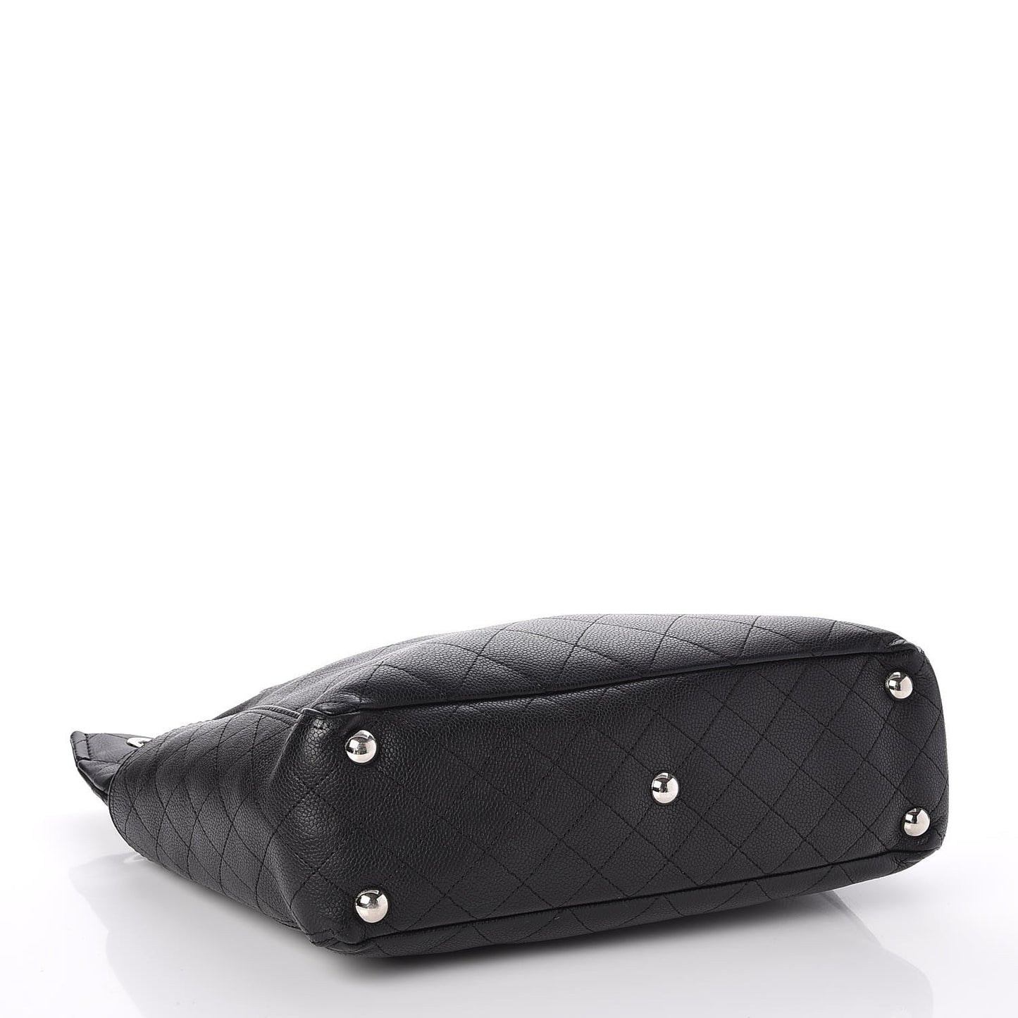 Caviar Stitched Medium CC Pocket Hobo Black