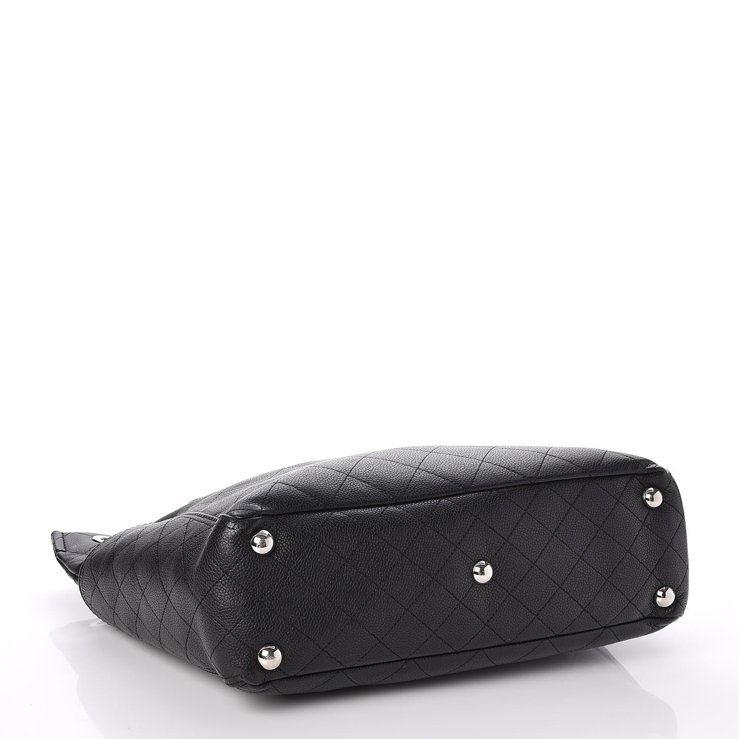 Chanel Caviar Stitched Medium CC Pocket Hobo Black 4 of 7