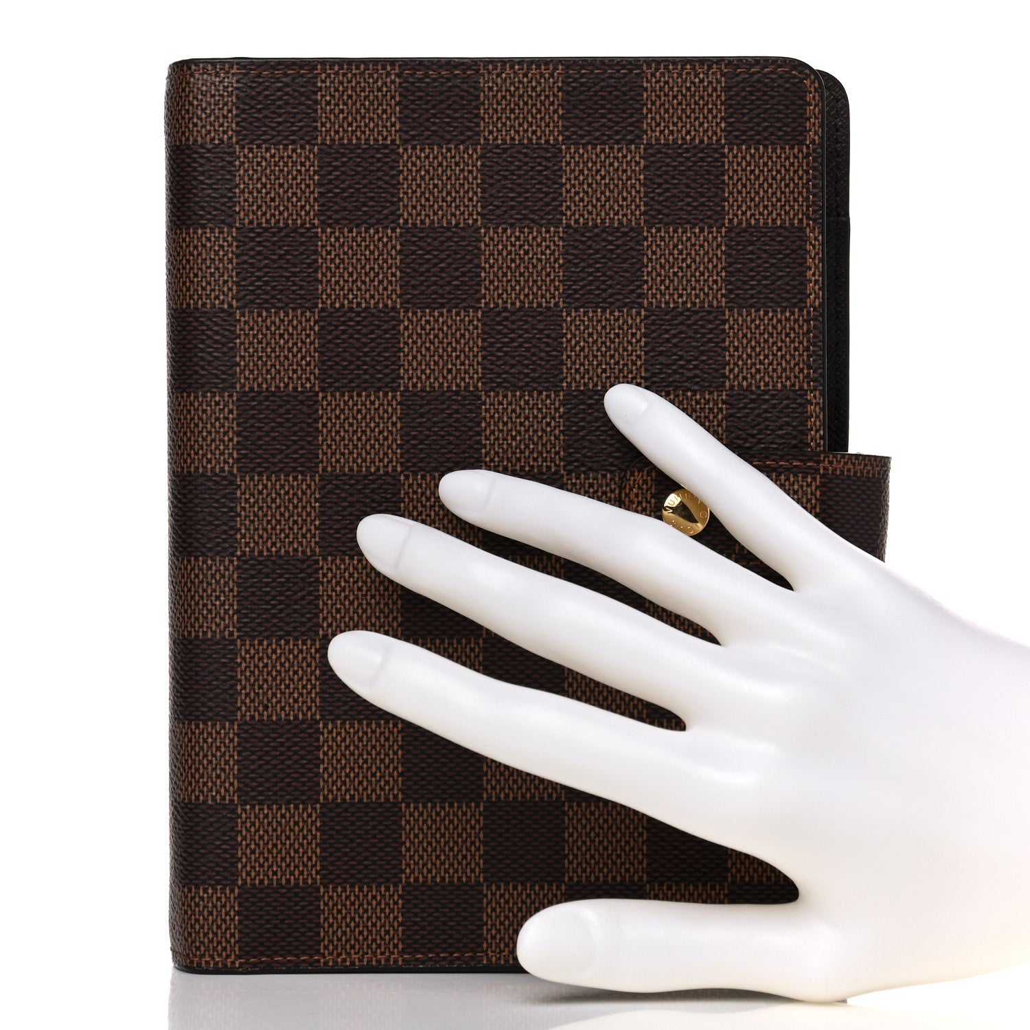 Louis Vuitton Damier Ebene Medium Ring Agenda Cover 2 of 9