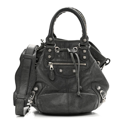 Balenciaga Agneau Giant 12 Silver Hardware Mini Pompon Gris Fossile 1 of 11