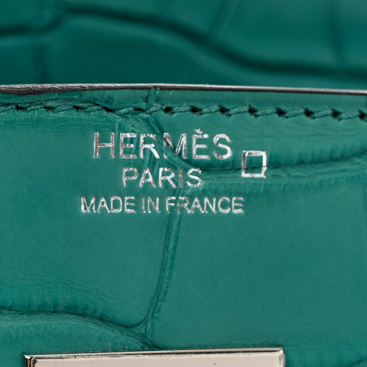Hermes Matte Alligator Birkin 30 Bleu Paon 6 of 12