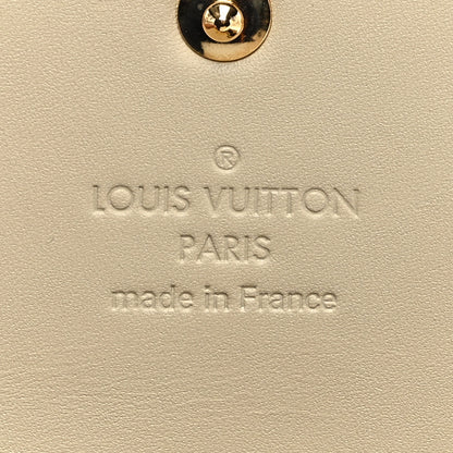 Louis Vuitton Vernis Sarah Wallet Blanc Corail 6 of 6