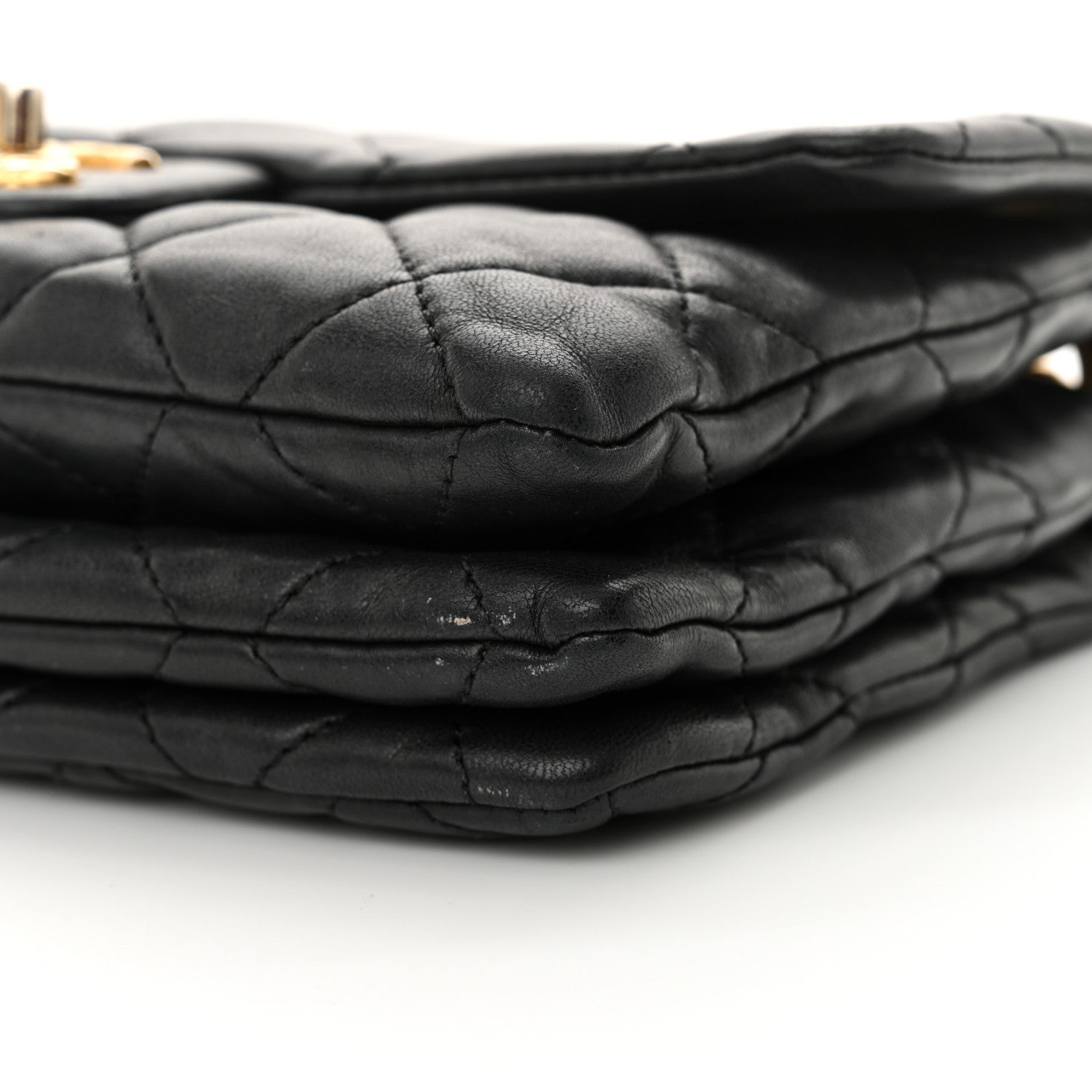 Chanel Lambskin Quilted Small Pillow Crush Flap Black 10 of 14