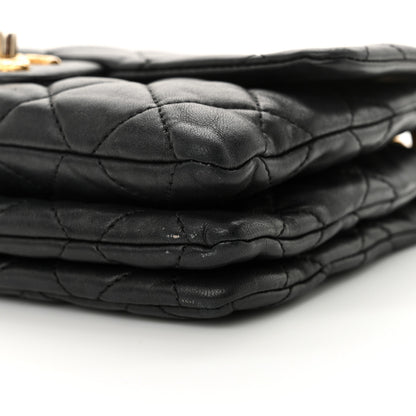 Chanel Lambskin Quilted Small Pillow Crush Flap Black 10 of 14