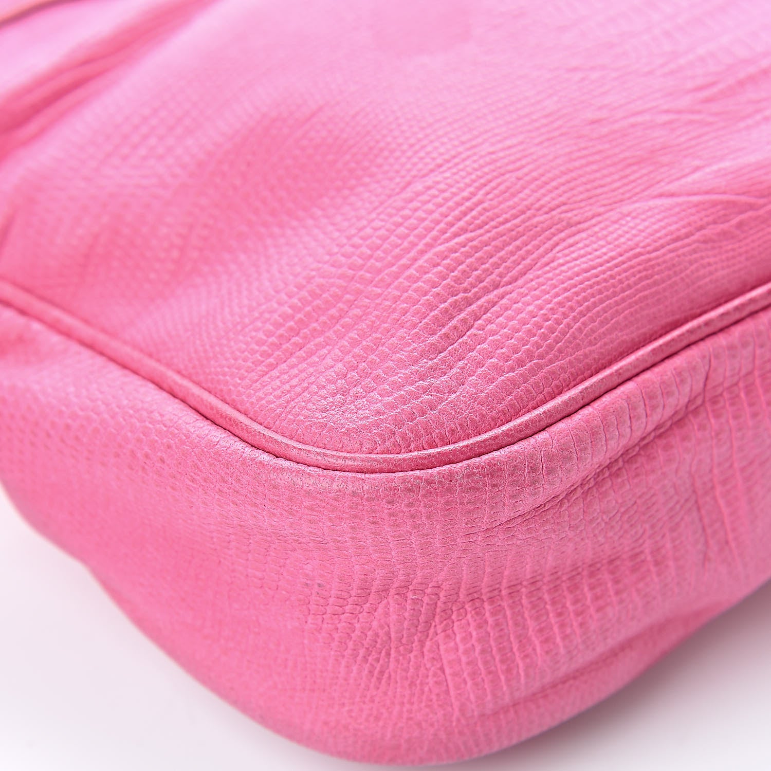 Balenciaga Agneau Lizard Embossed Classic Hardware Hip Hip Pink 12 of 14
