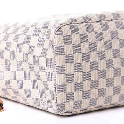 Louis Vuitton Damier Azur Braided Neverfull MM Pink 8 of 11