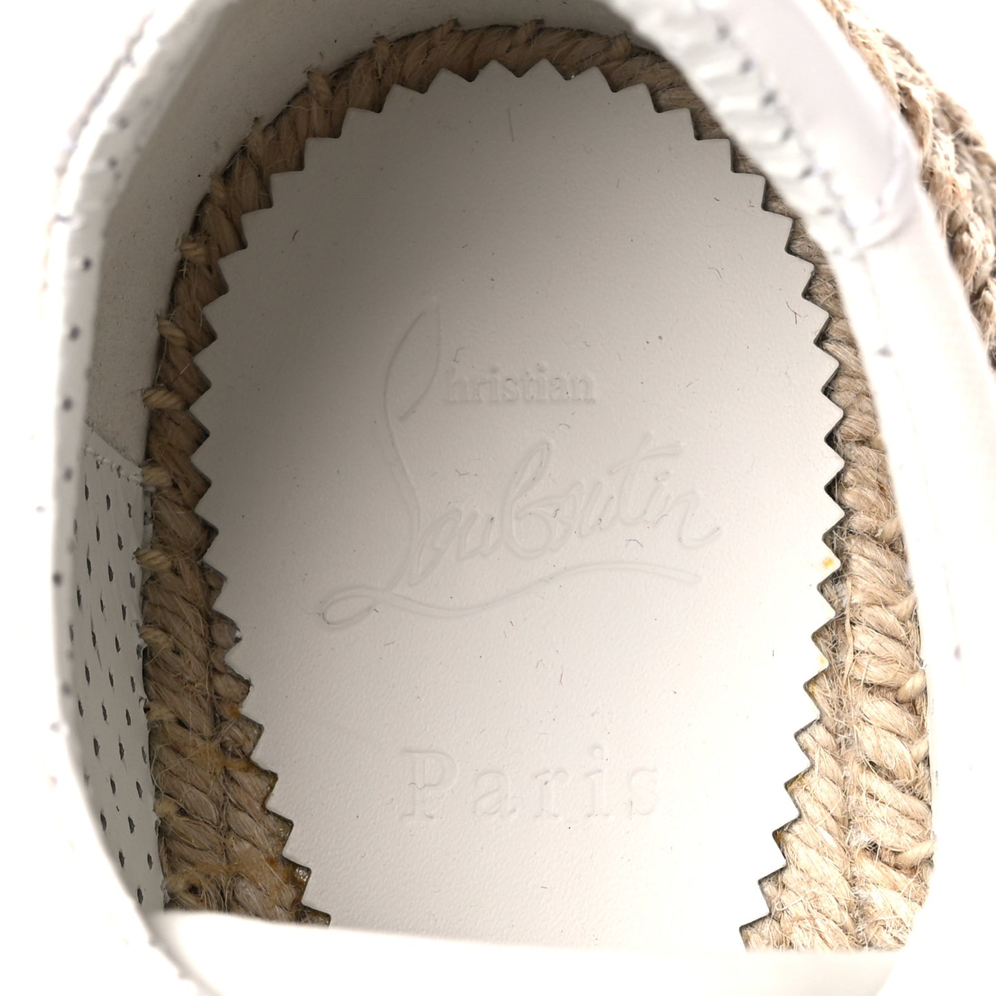 Toile Calfskin Espasneak Flat Sneaker 41 Ivory