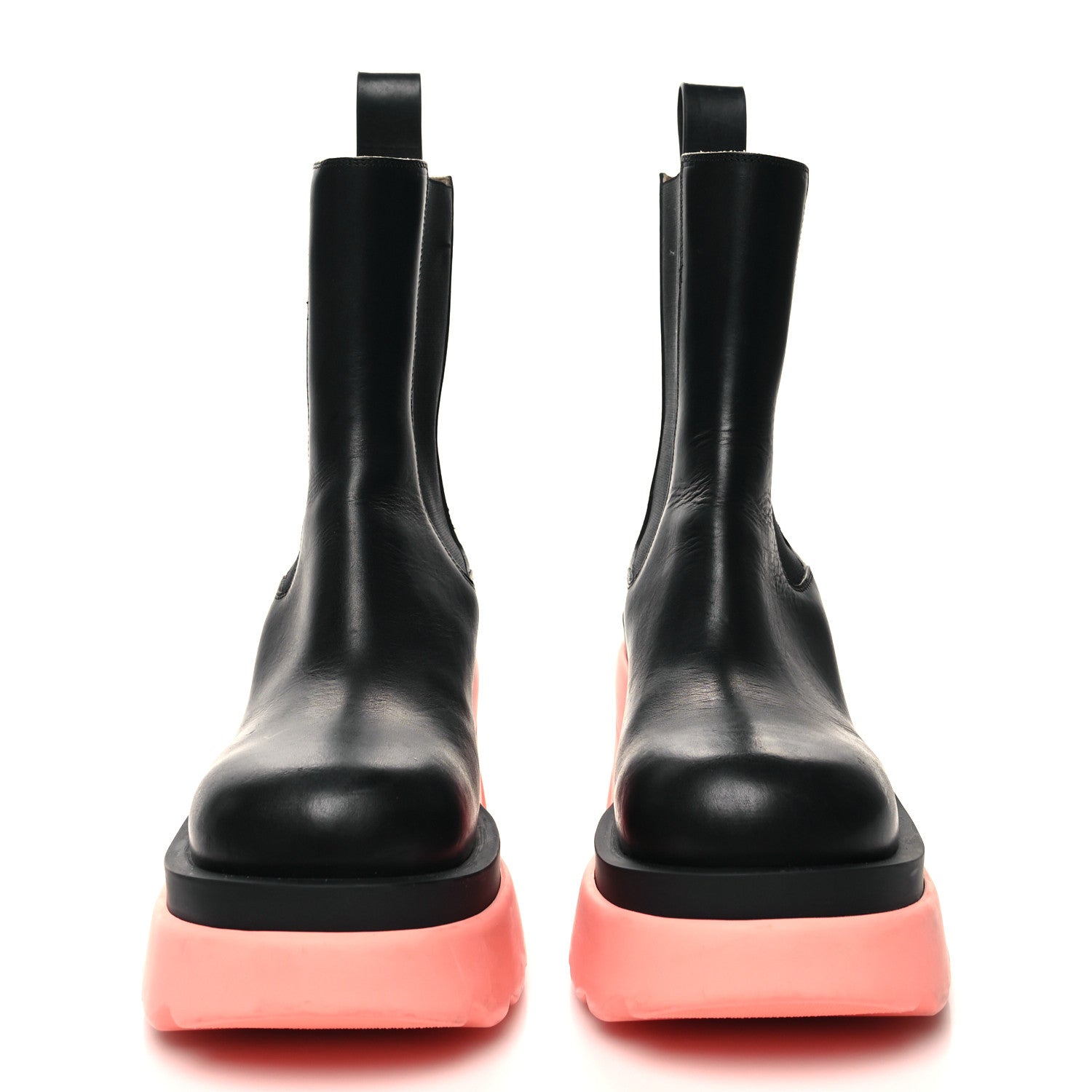 Bottega Veneta Calfskin The Flash Chelsea Boots 38 Black Flamingo 2 of 7