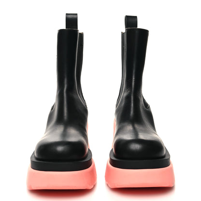 Bottega Veneta Calfskin The Flash Chelsea Boots 38 Black Flamingo 2 of 7