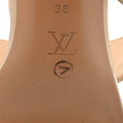 Louis Vuitton Calfskin Empreinte Silhouette Mules 38 Beige 9 of 9