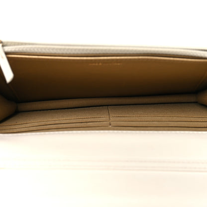 Chanel Lambskin Quilted CC Pearl Crush Wallet on Chain WOC White 5 of 15