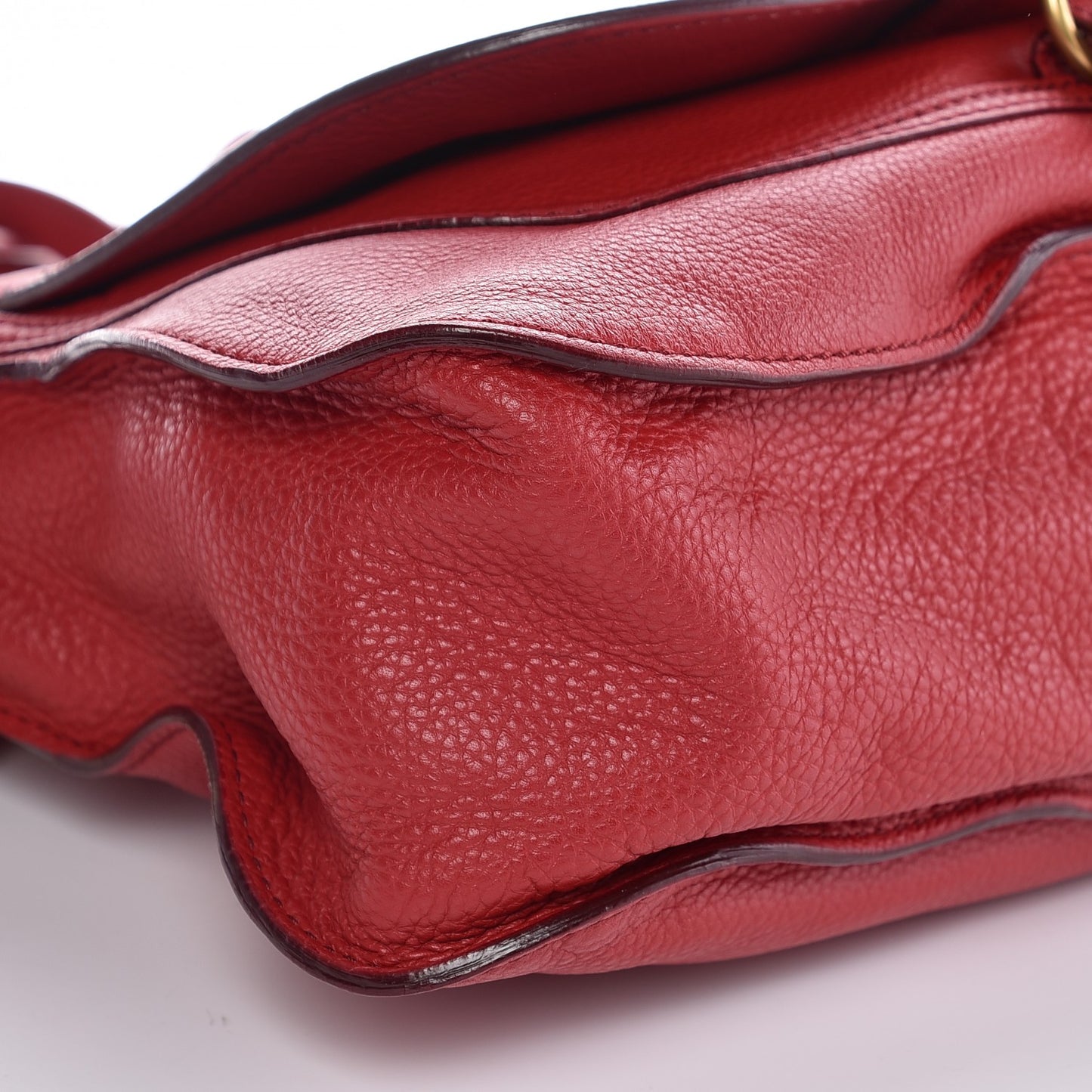 Calfskin Medium Marcie Satchel Acerola