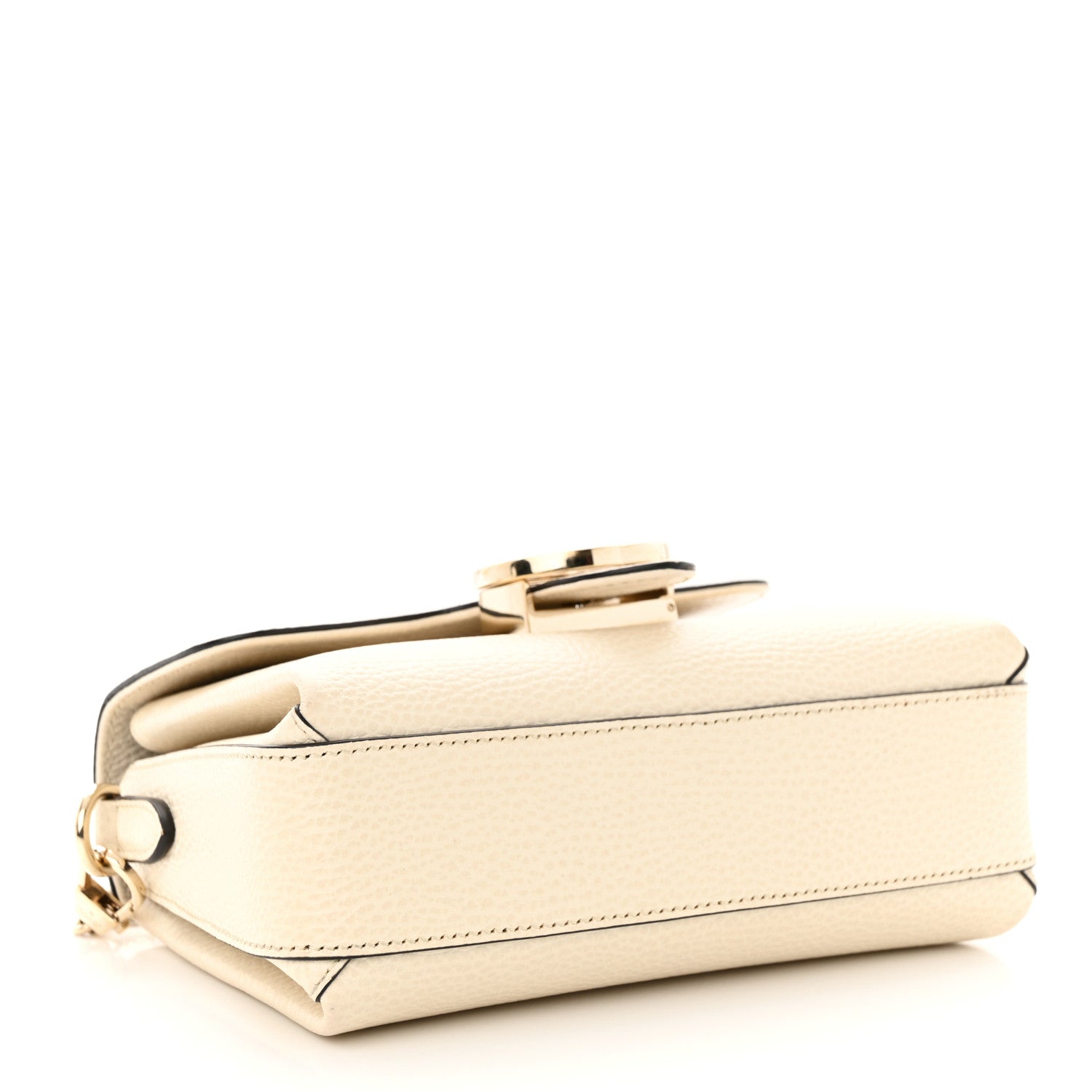 Gucci Dollar Calfskin Interlocking G Crossbody Bag Mystic White 4 of 16