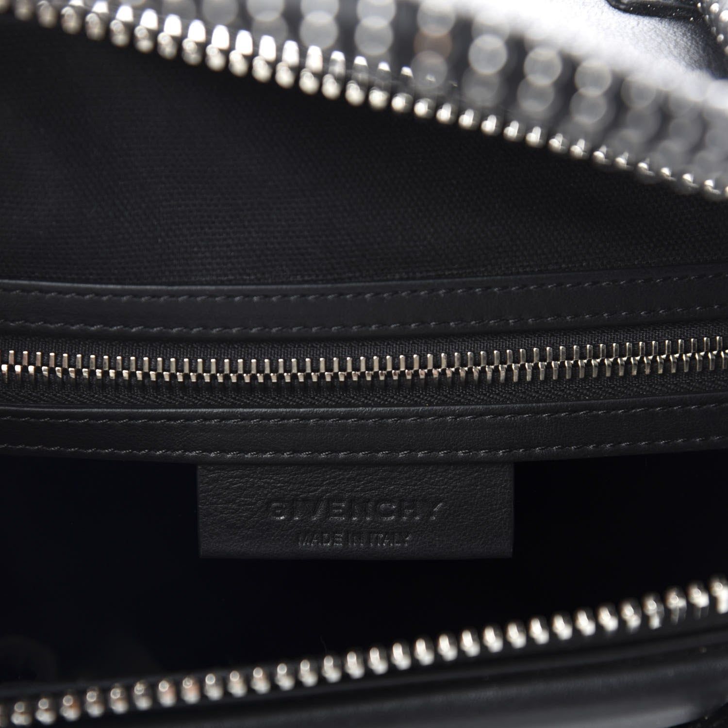 Givenchy Calfskin Small Studded Antigona Black 8 of 10