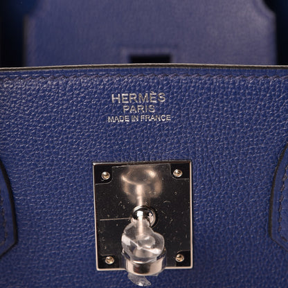 Hermes Taurillon Novillo Birkin 30 Bleu Saphir 6 of 10