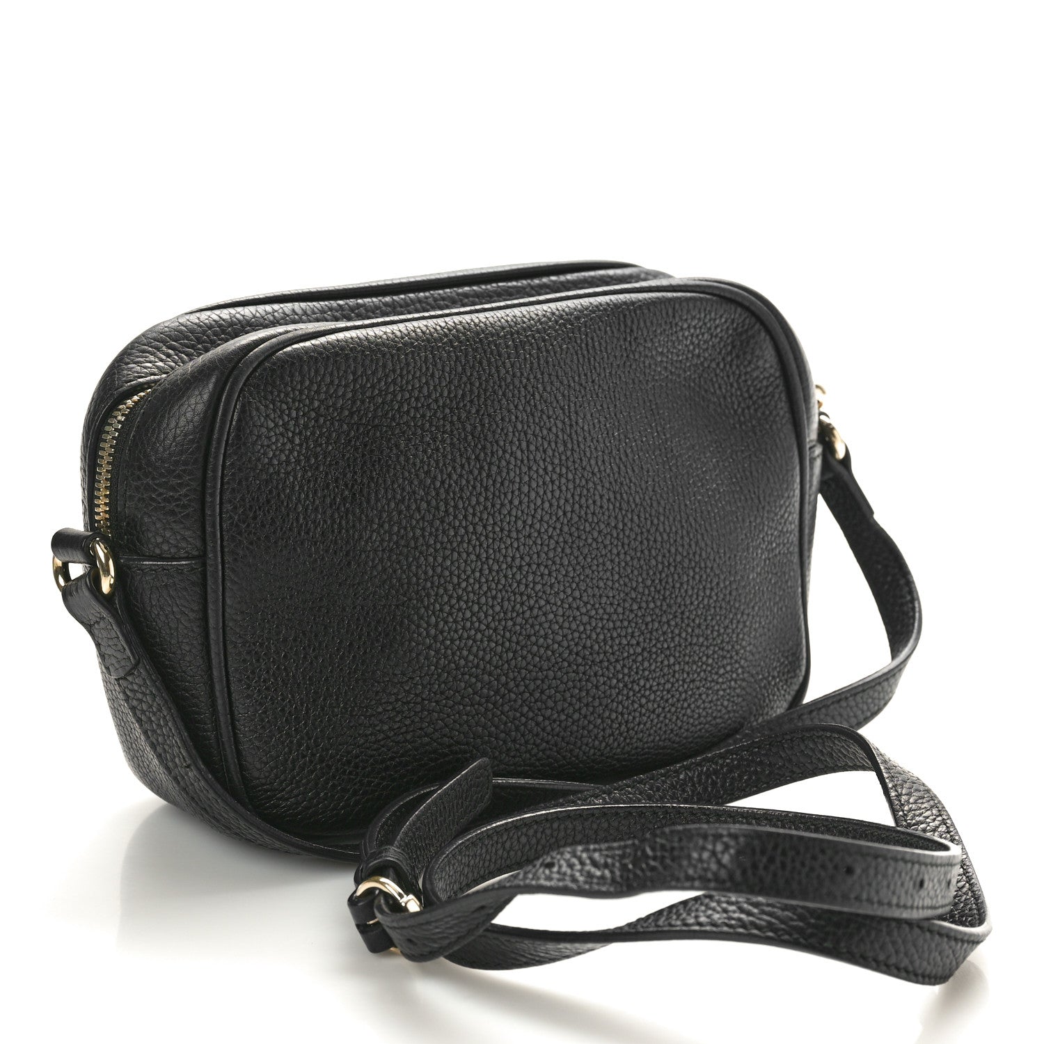 Gucci Pebbled Calfskin Small Soho Disco Bag Black 3 of 12