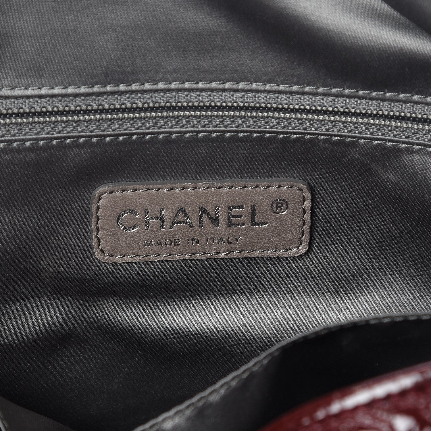 Chanel Vinyl Rock in Moscow Tote Bordeaux 8 of 11
