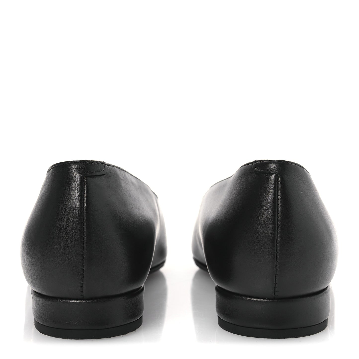 Lambskin Cap Toe CC Uniform Pumps 36 Black
