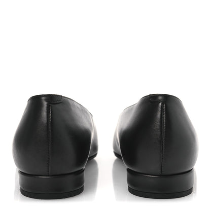 Chanel Lambskin Cap Toe CC Uniform Pumps 36 Black 6 of 11