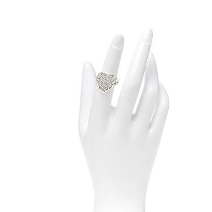Gucci Sterling Silver GucciGhost Heart Ring 52 6 2 of 6